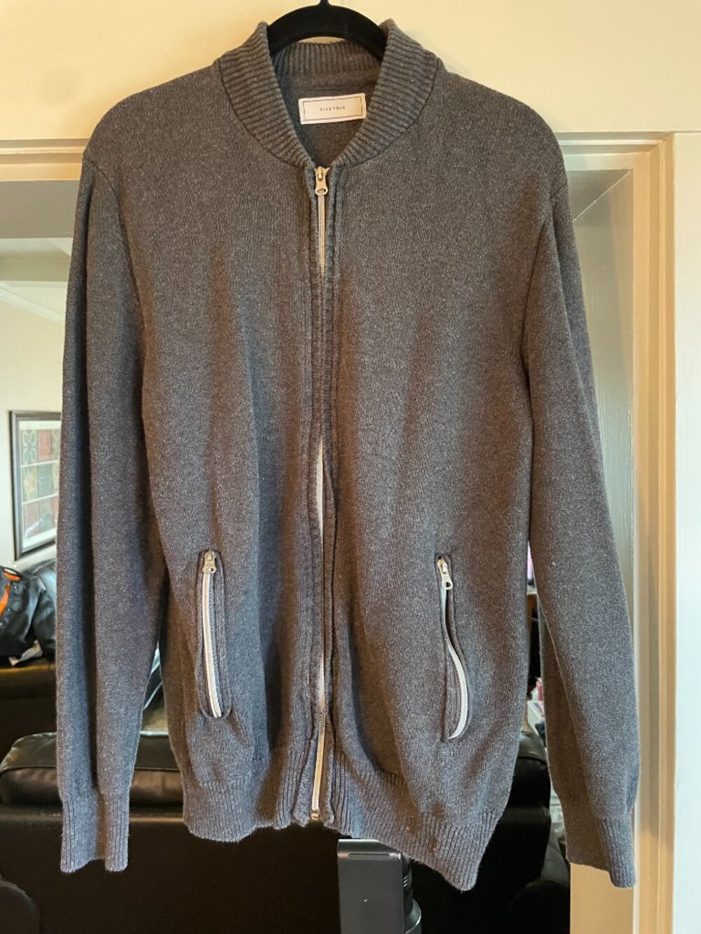 Five Four Zip Up Knit Jacket - M